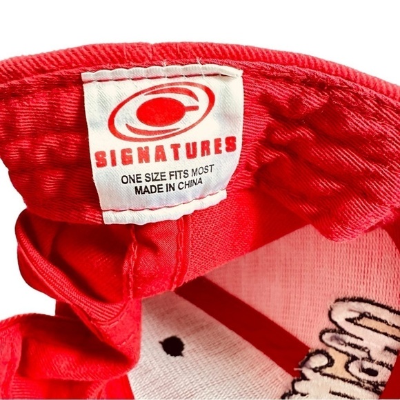 Ole Miss Rebels Men’s Red Baseball Cap OS Fits Most - Picture 4 of 6